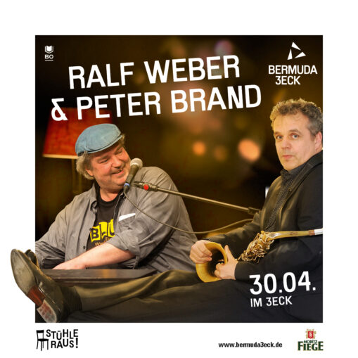 Stühle raus_Künstlerankündigung_2024_Ralf Weber und Peter Brand